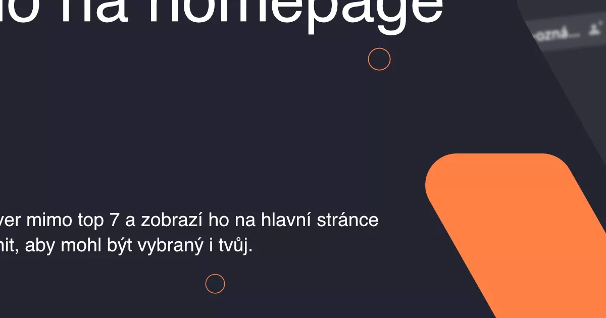 Server dne na minecraft-list.cz: jak se dostat na hlavní stránku zdarma